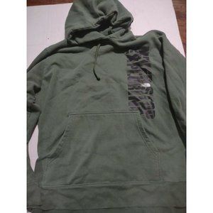 The North Face Hoodie Men's Size 2XL Green Pullover Hooded Sweatshirt